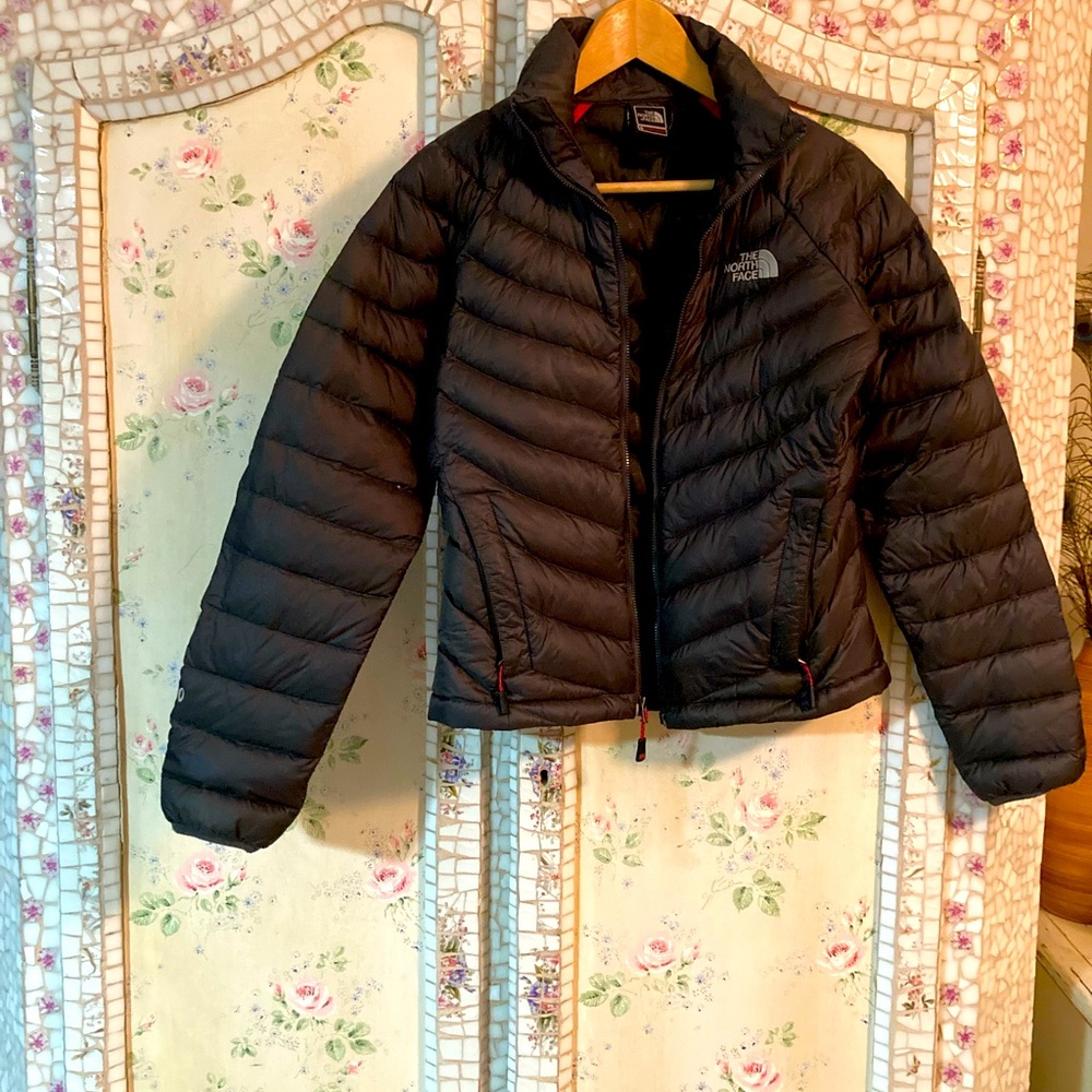 Northface quilted puffer black XS